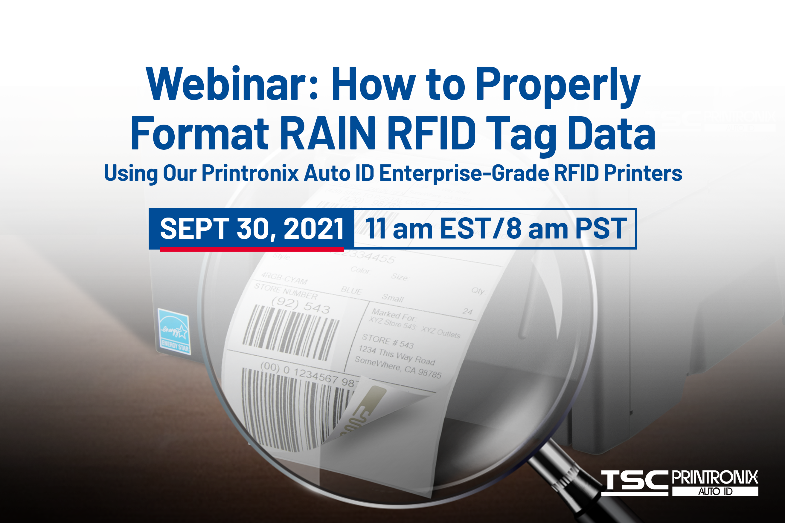 “Cómo formatear correctamente los datos de etiquetas RAIN RFID “con las impresoras Printronix Auto ID de grado empresarial