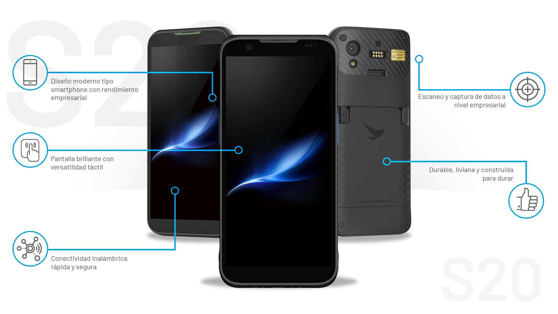 S20 Bluebird Rugged Handhelds For Field Service