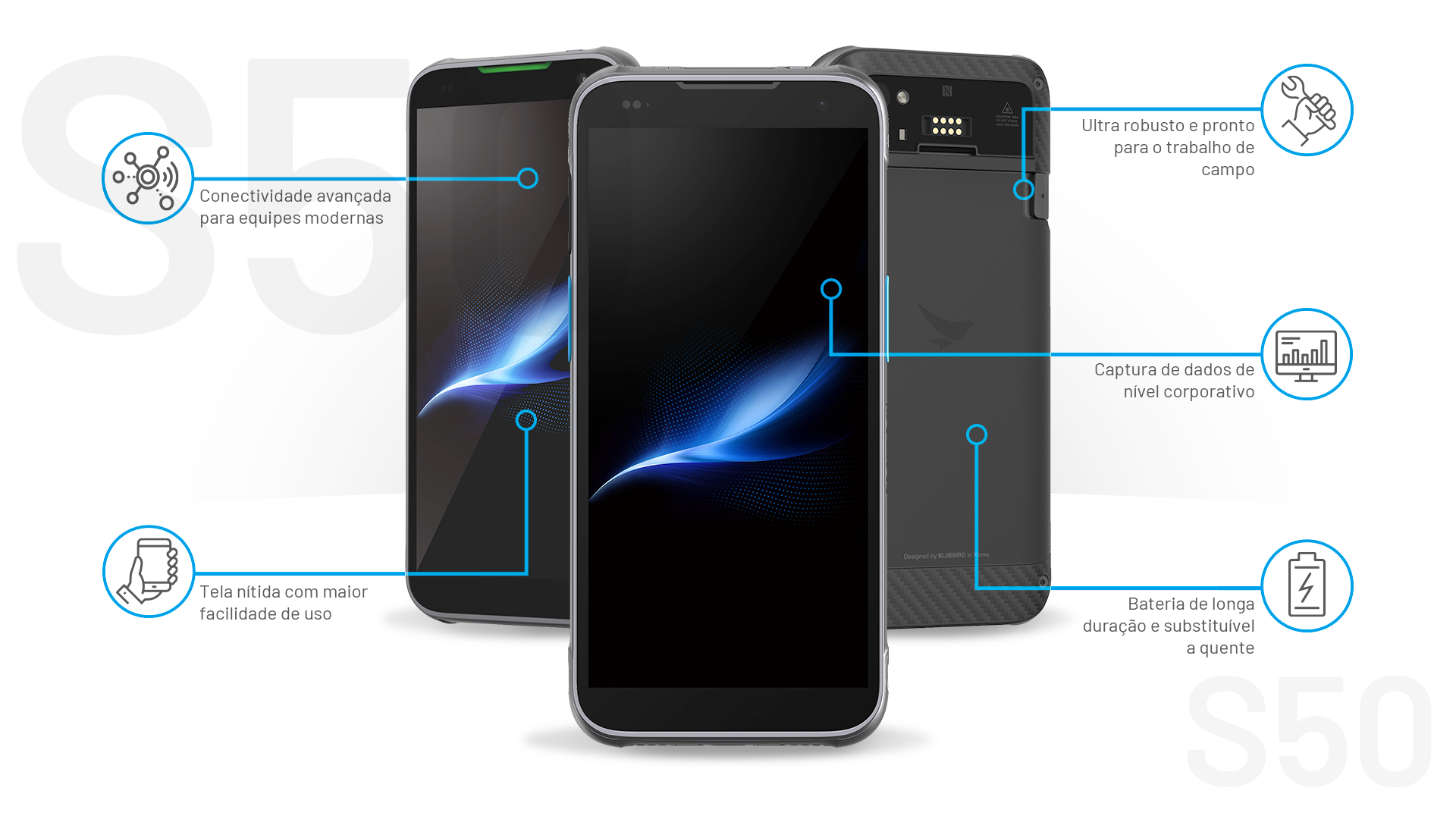 S50 Bluebird Rugged Handhelds For Retail