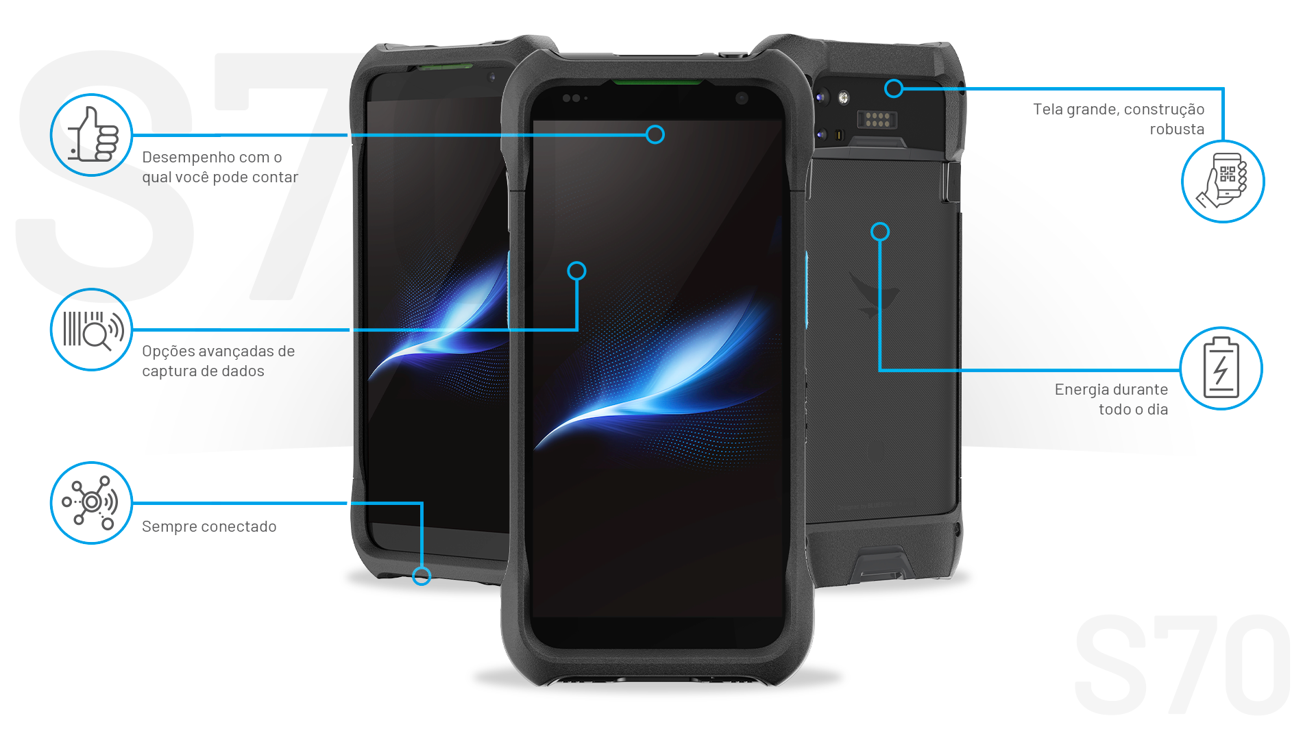 S70 Bluebird Rugged Handhelds For Logistics