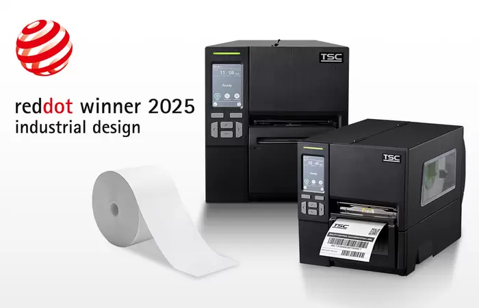 La impresora linerless de la serie MB241 de TSC Auto ID gana el premio Red Dot