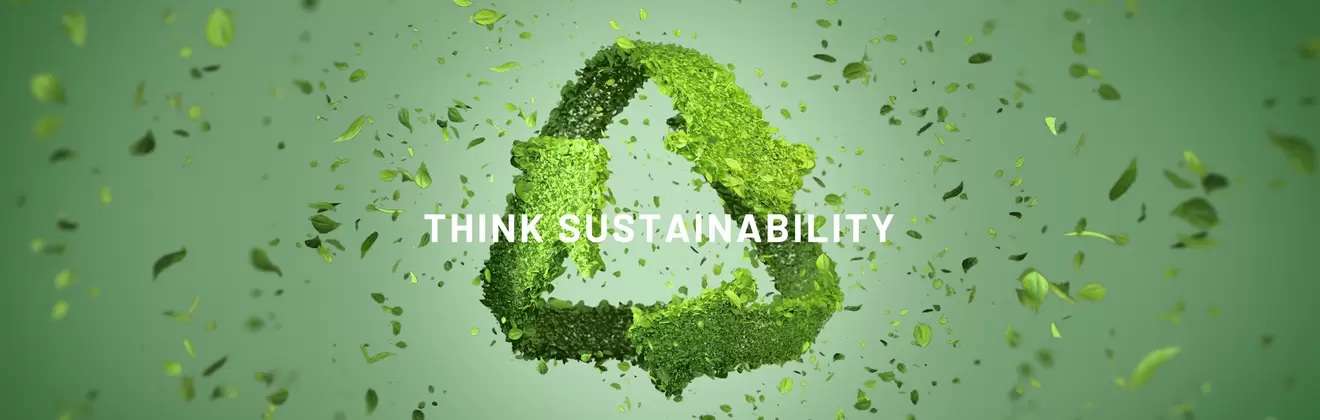 Pense em sustentabilidade
