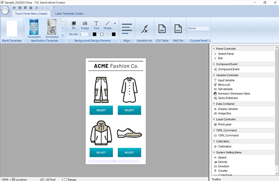 TSC Standalone Creator - Dynamic TSPL capabilities