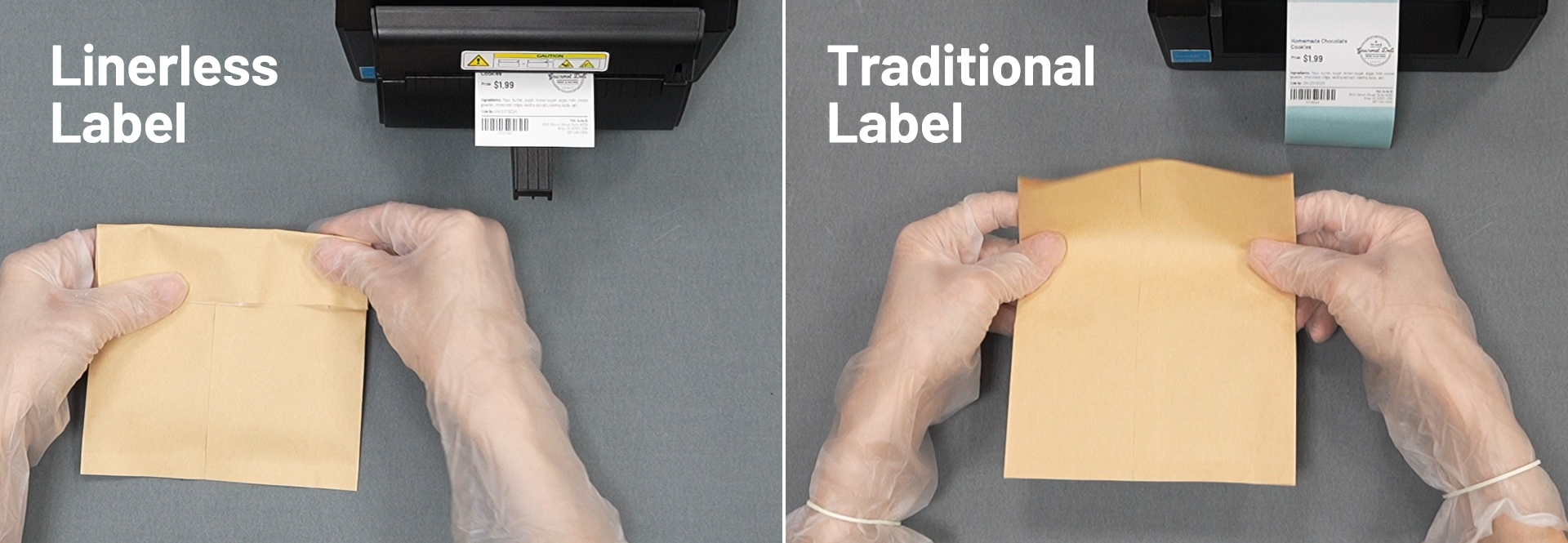 Linerless Label vs Traditional Label